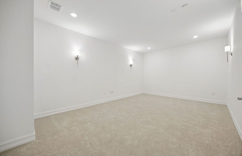 Media room on second floor