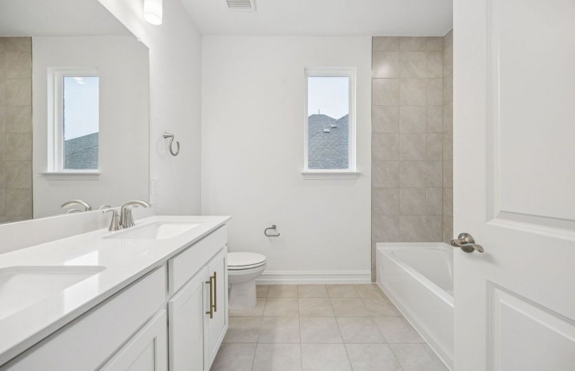 Secondary bathroom