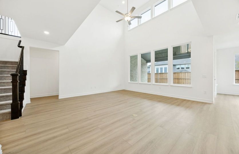 Soaring ceilings in gathering room *photos may depict options and features that aren't available