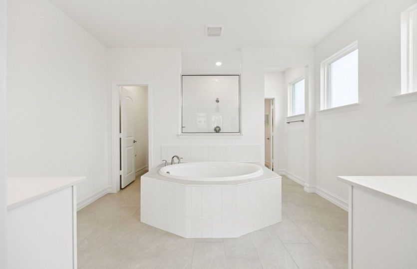 Spacious owner's bath *photos may depict options and features that aren't available