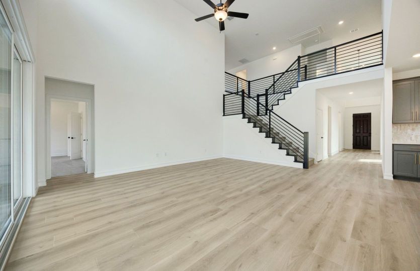 Soaring ceilings in gathering room *photos may depict options and features that aren't available