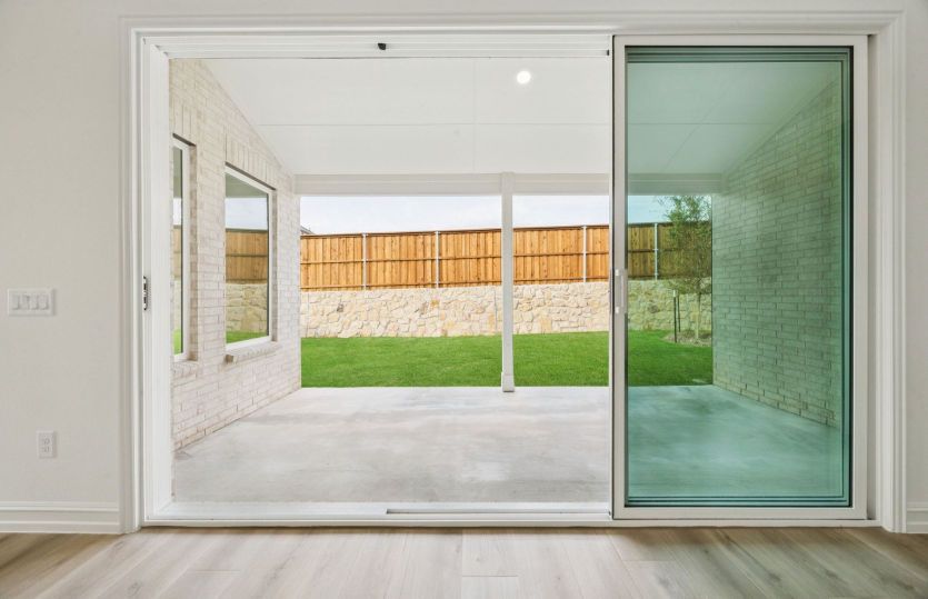Sliding glass doors to back patio *photos may depict options and features that aren't available