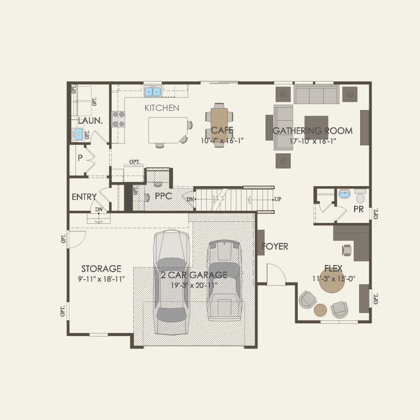 First Floor 4 br / 2.5 ba