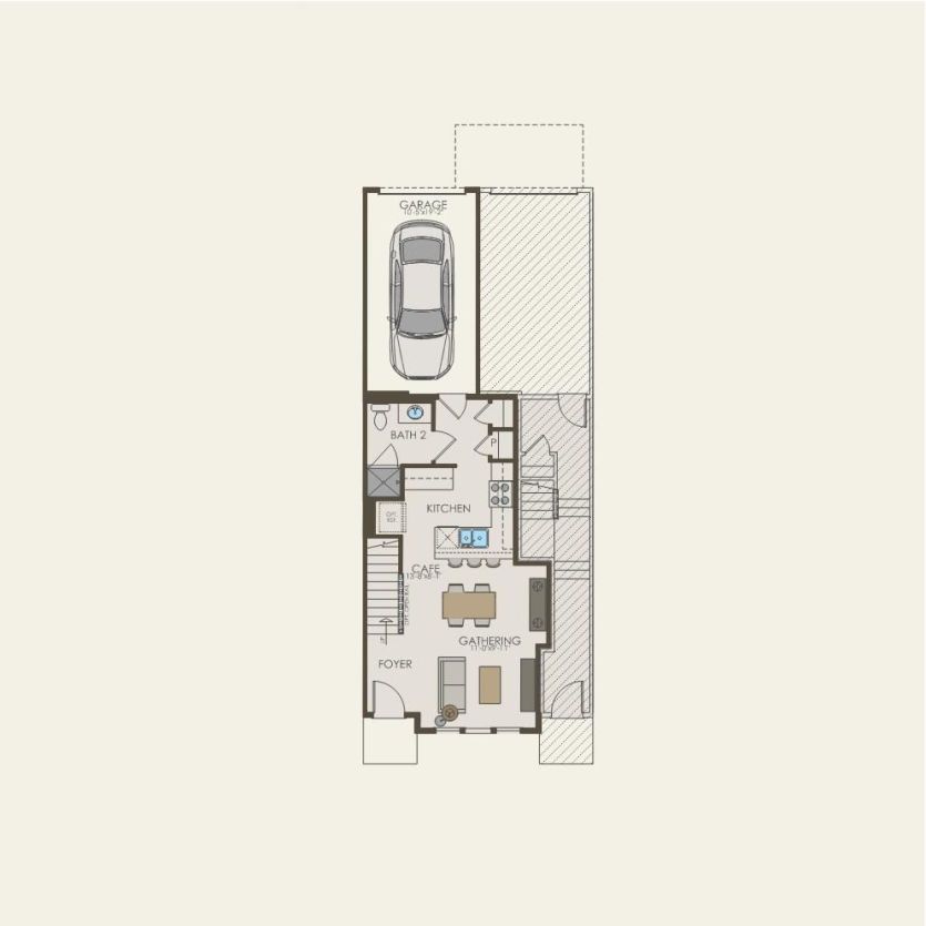 First Floor 2 br / 2 ba