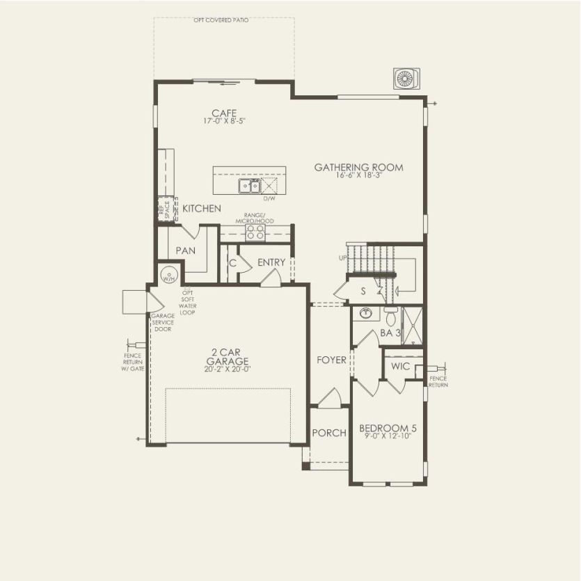 First Floor 5 br / 3 ba