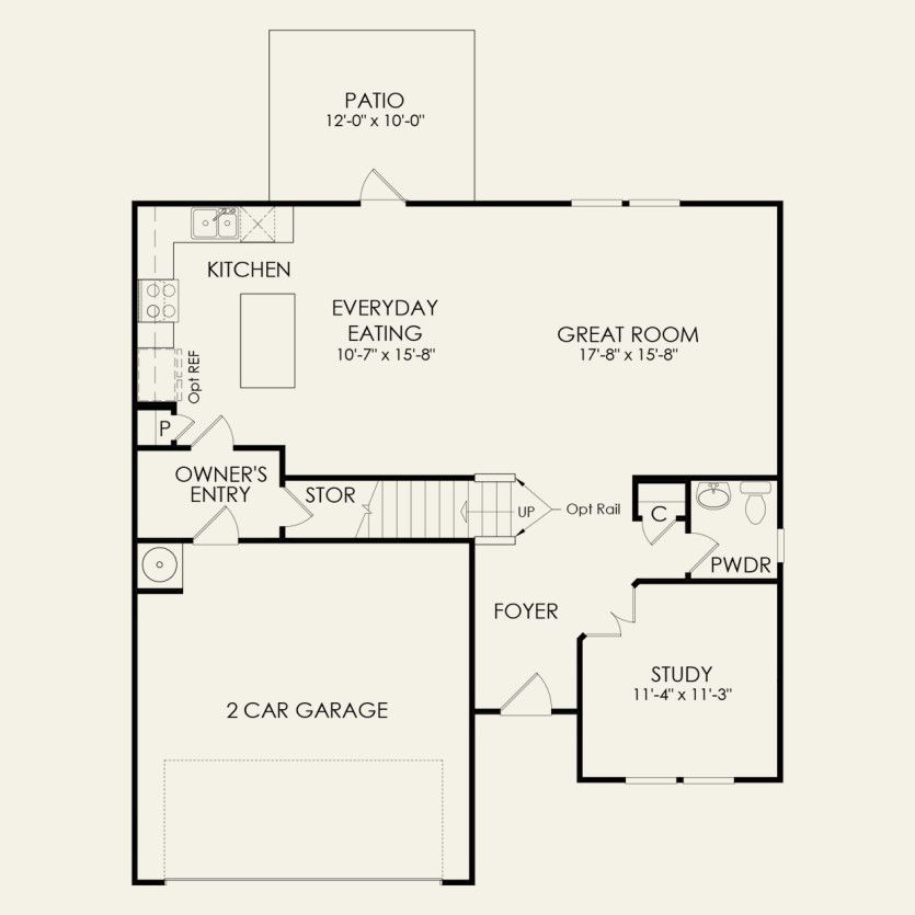 First Floor 3 br / 2.5 ba