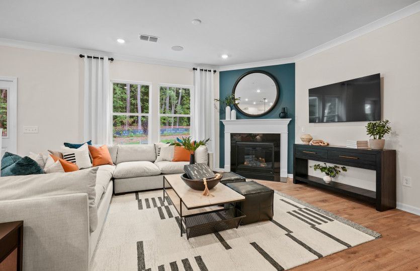 Great Room with Optional Fireplace