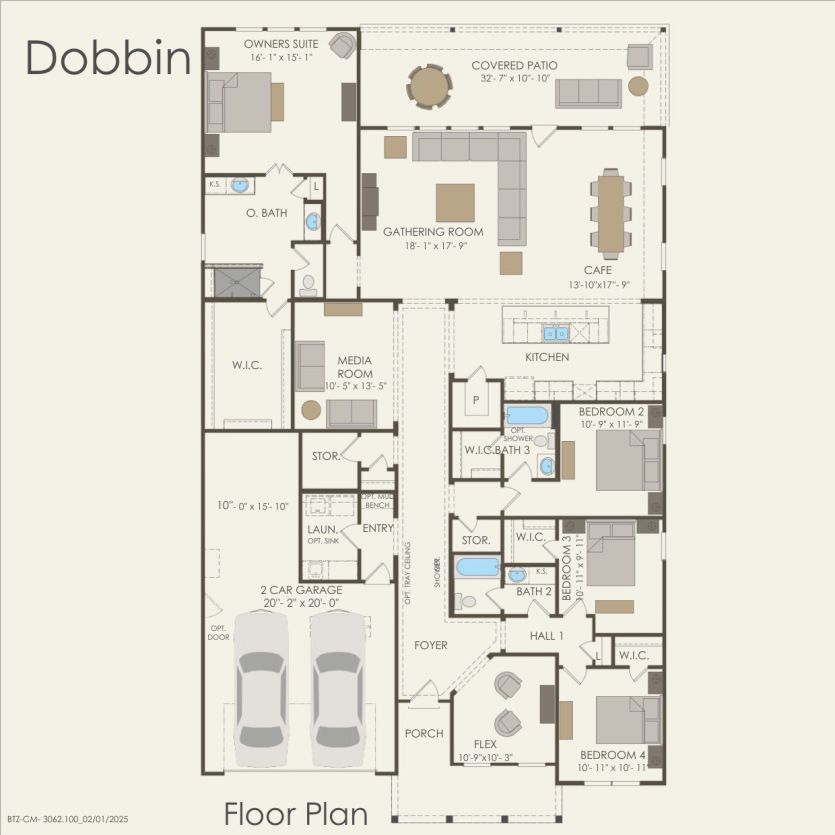 First Floor 4 br / 3 ba