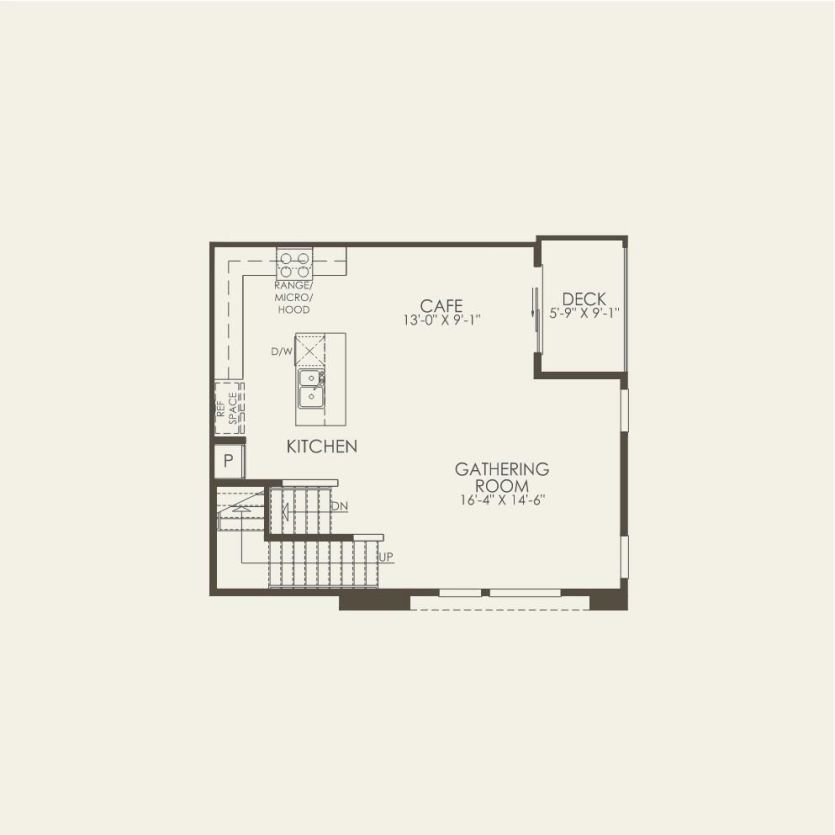 Second Floor 2 br / 2.5 ba