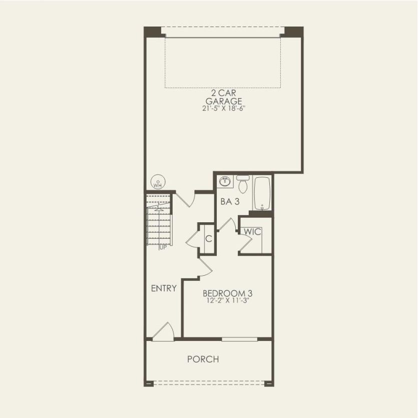 First Floor 3 br / 3.5 ba