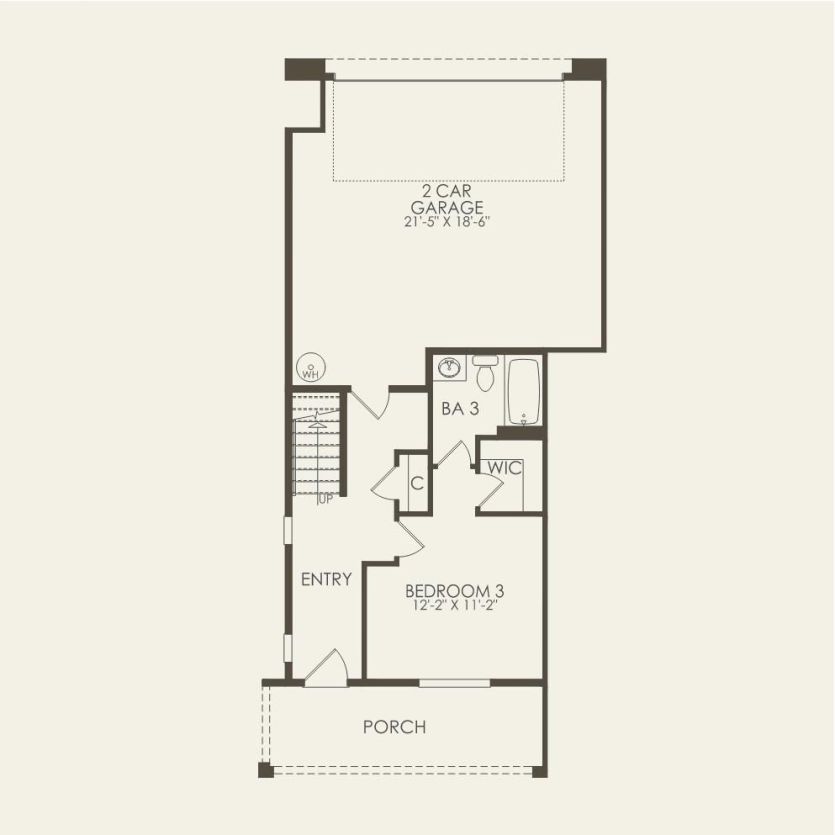 First Floor 3 br / 3.5 ba