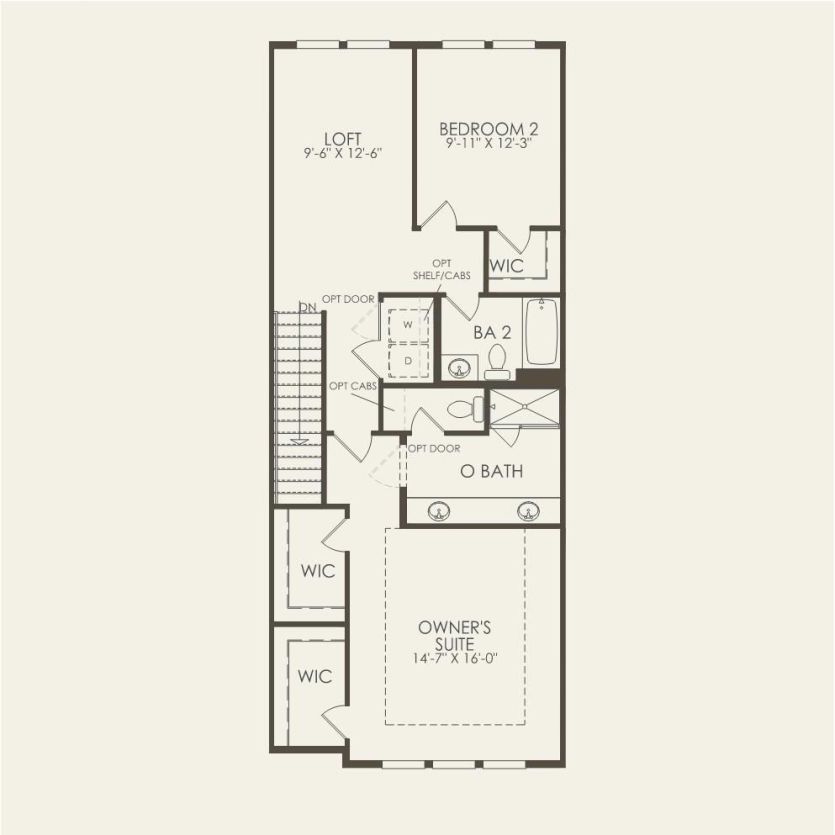 Third Floor 3 br / 3.5 ba