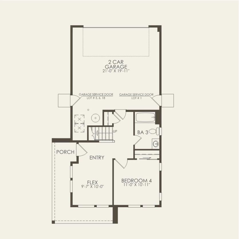 First Floor 4 br / 3.5 ba