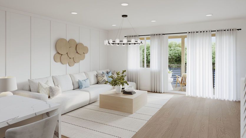Functional open floorplan