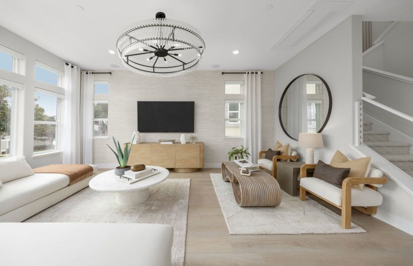 Light filled gathering room