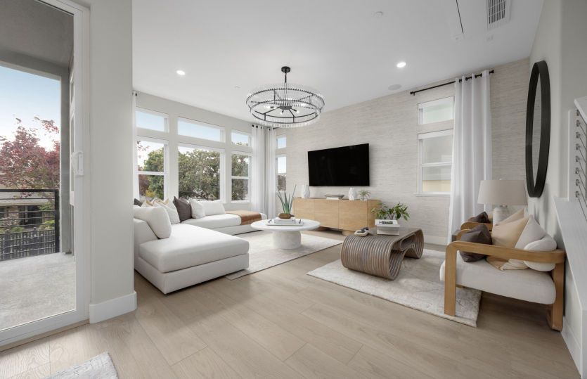 Light filled gathering room
