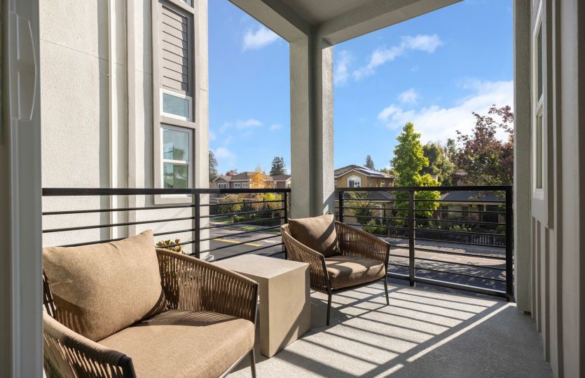 Balcony off gathering room
