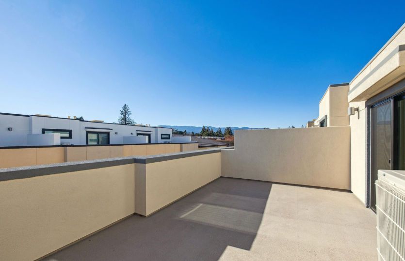 Rooftop deck