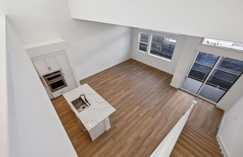 View from mezzanine level