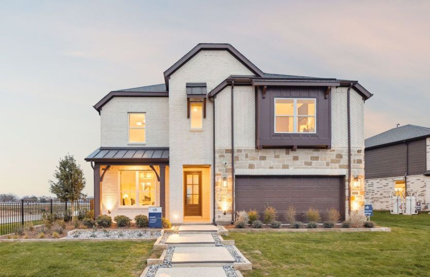 The Rainier, a two-story new home design with two-car garage