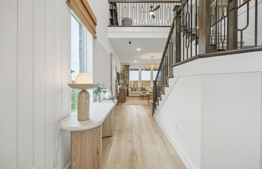 Welcoming entry into home
