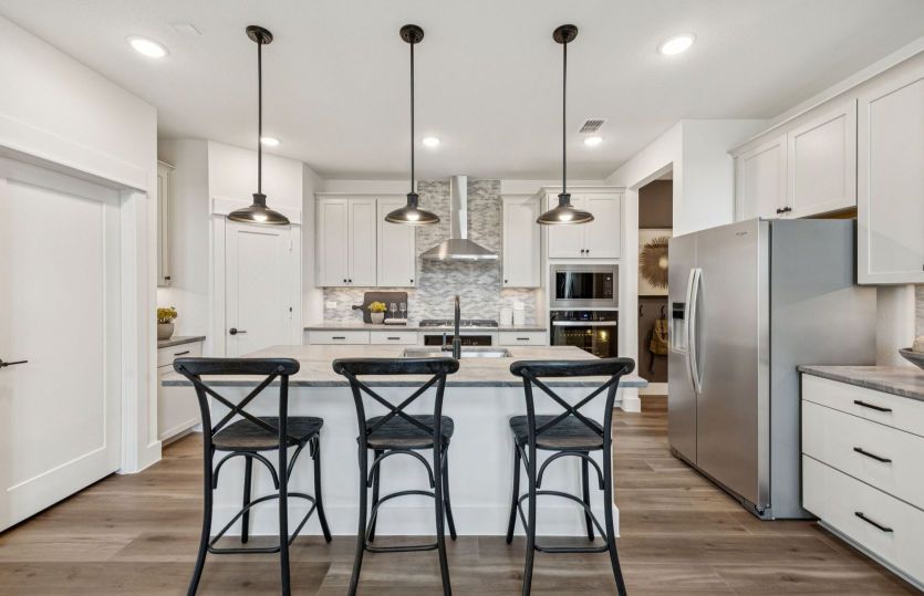 Spacious kitchen with abundant cabinet space