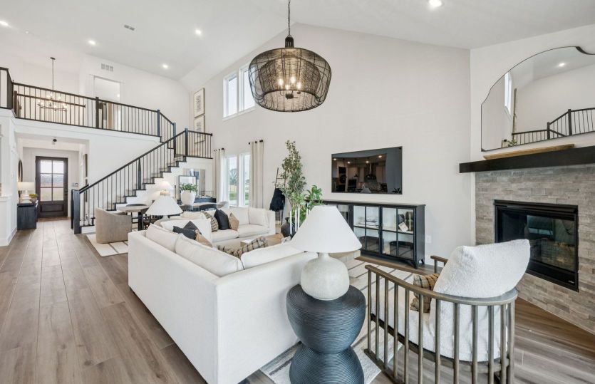 Soaring ceilings in main living areas