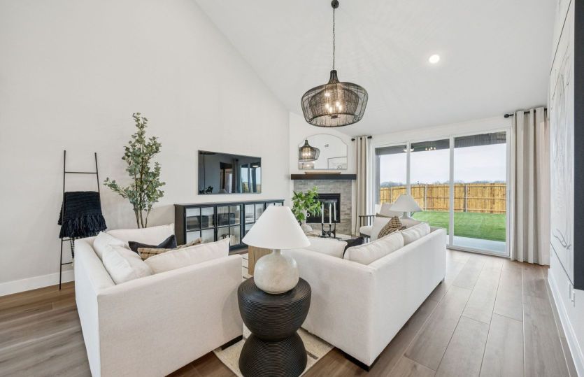 Optional sliding glass doors in gathering room