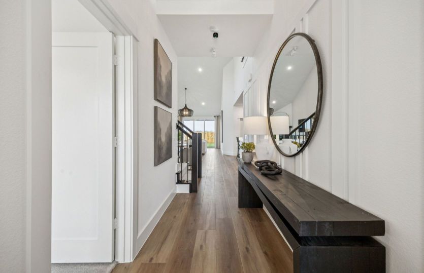Welcoming entry into home
