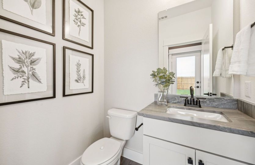 Powder bath on first floor