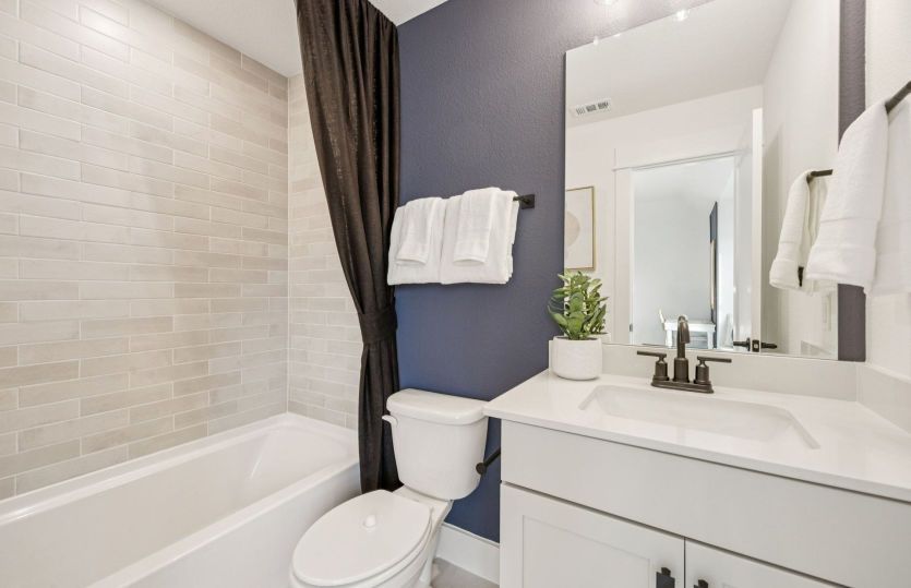 Spacious secondary bathroom