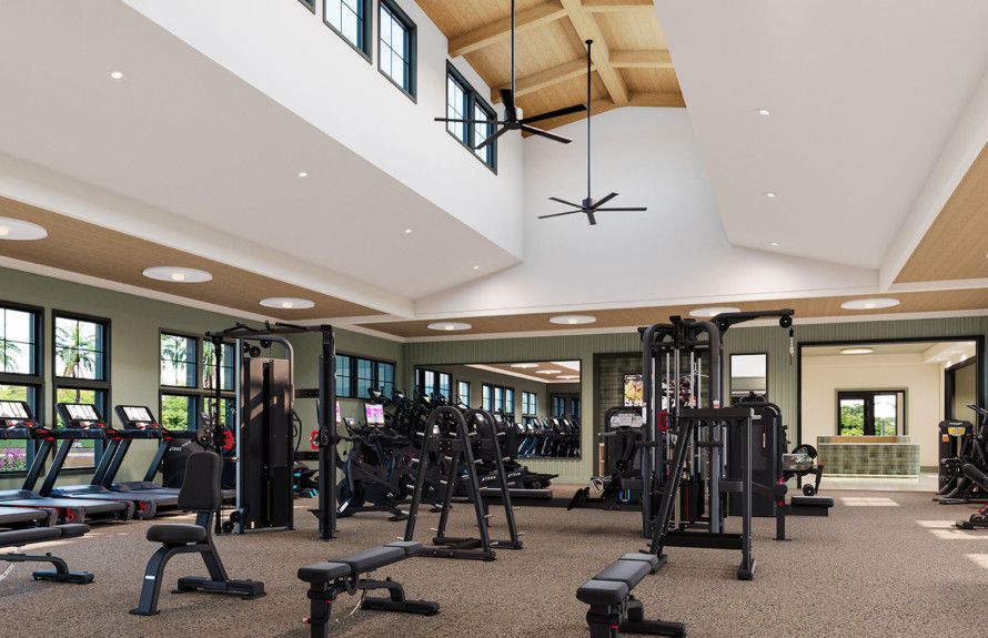 The Harvest Club Gym Rendering