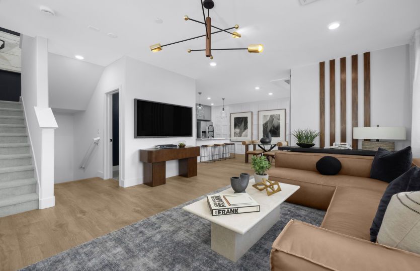 Inviting gathering room