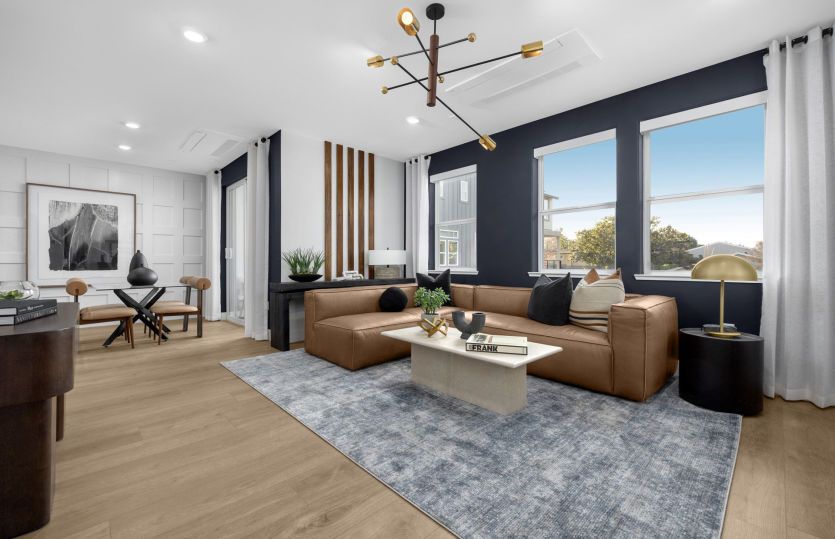 Light filled, open gathering room