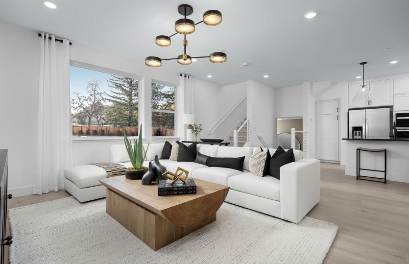 Light filled gathering room