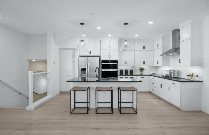 Kitchen with ample storage