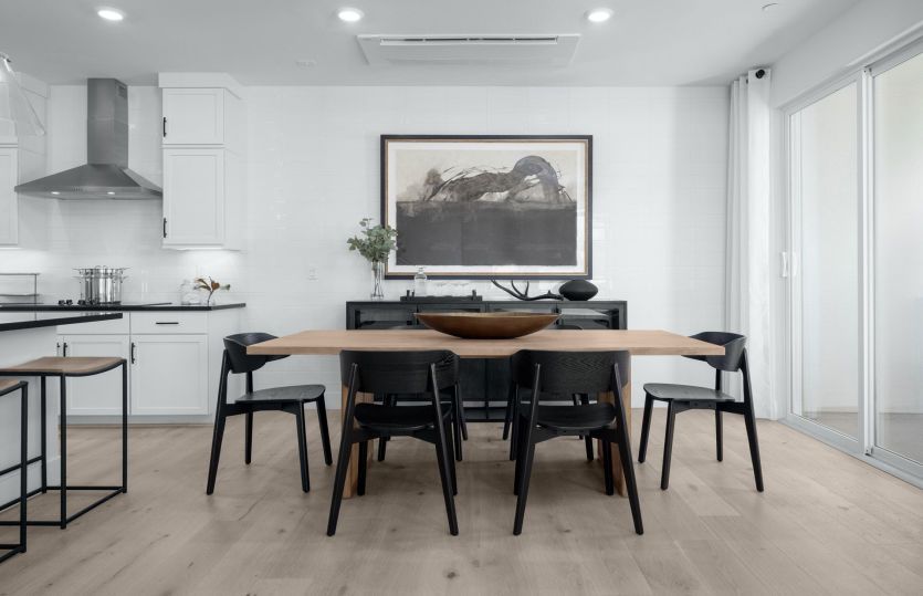 Cafe area of kitchen