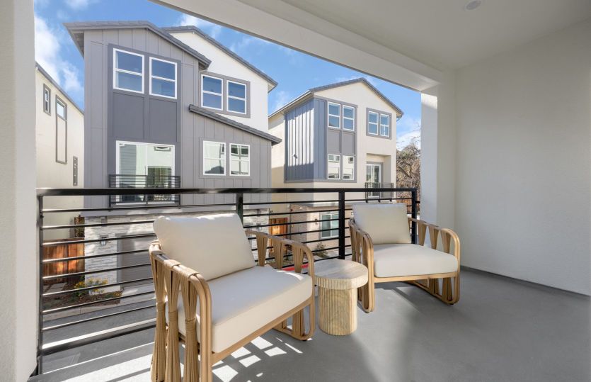 Deck off the kitchen and main living area
