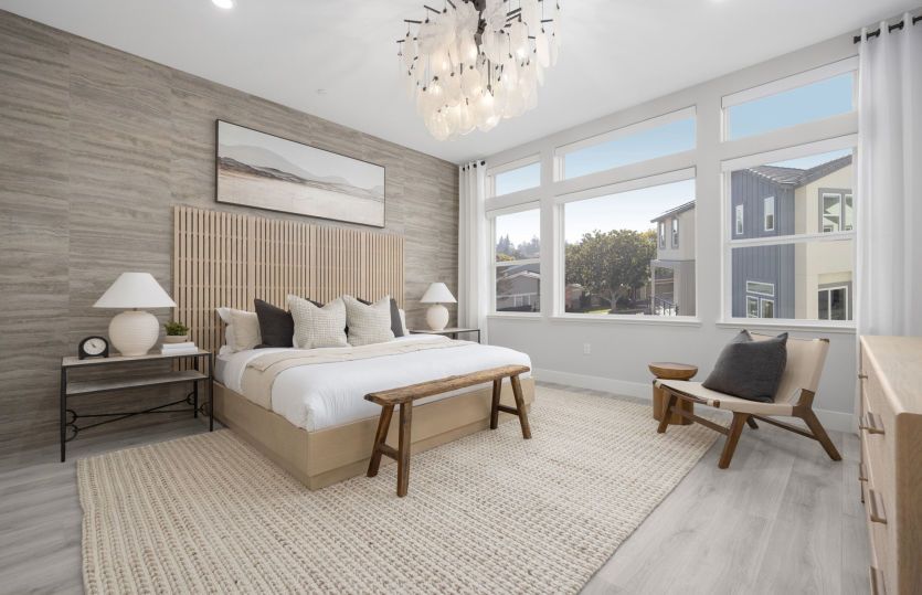 Large primary bedroom suite