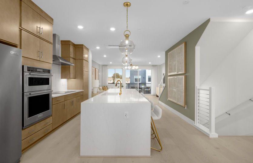 Kitchen with ample storage