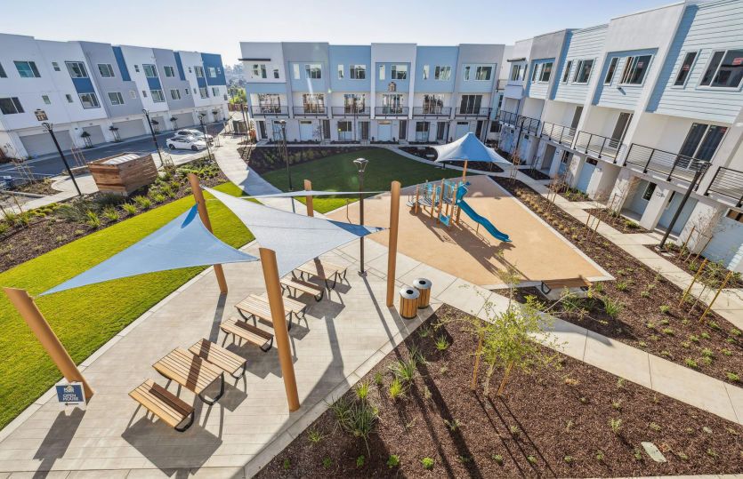 Deck view of the community park