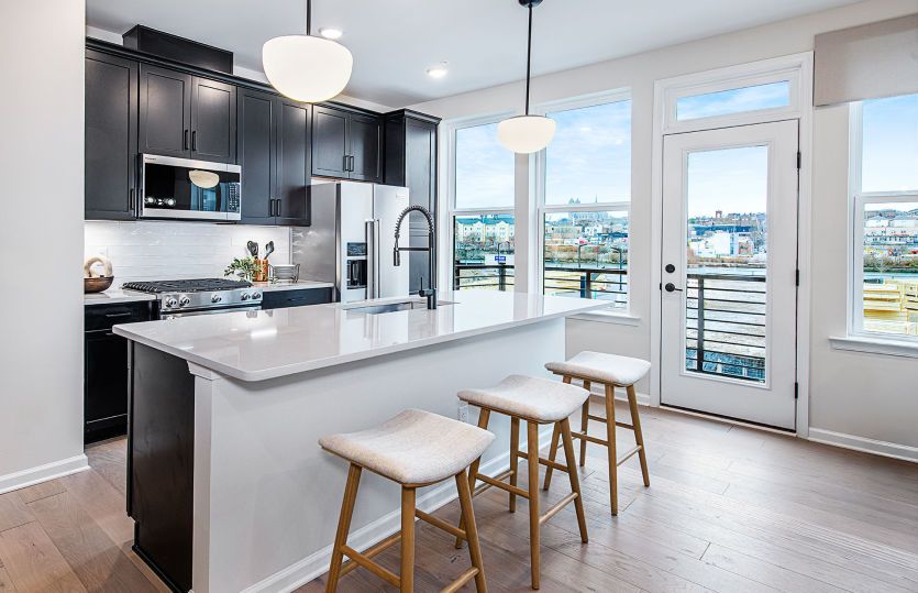 Bright spacious kitchen