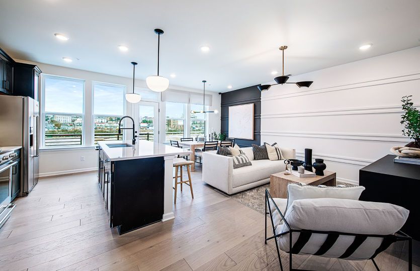 Open concept layout