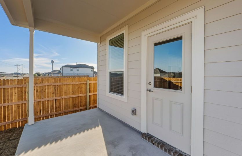 Covered Back Patio