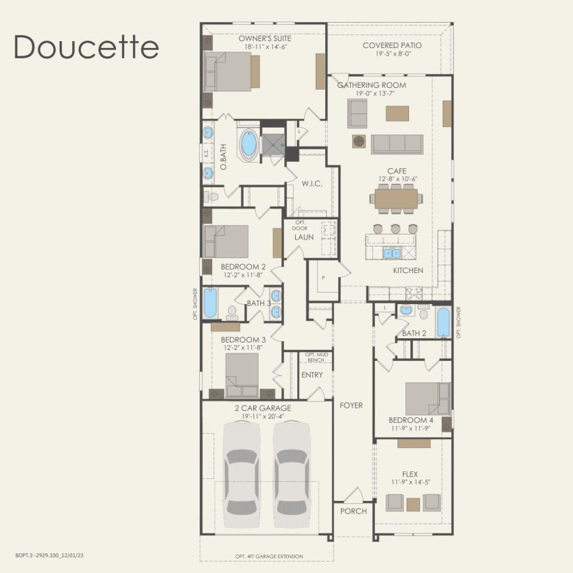First Floor 4 br / 3 ba