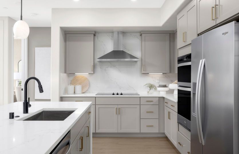 Kitchen with ample storage and a chef's appliance package