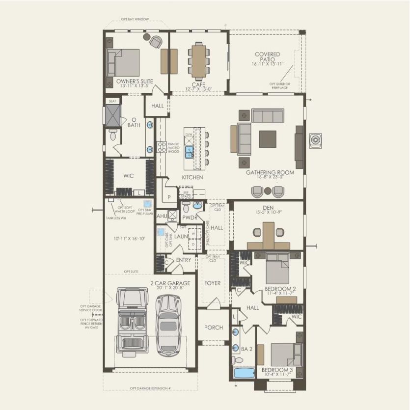 First Floor 3 br / 2.5 ba