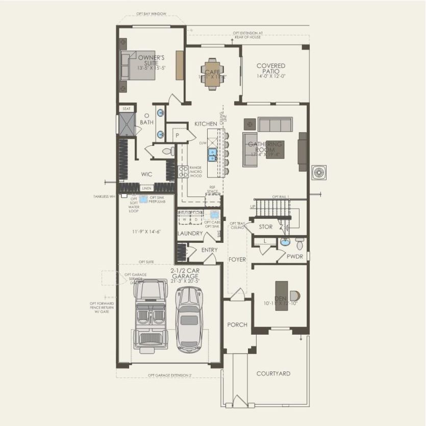 First Floor 4 br / 2.5 ba