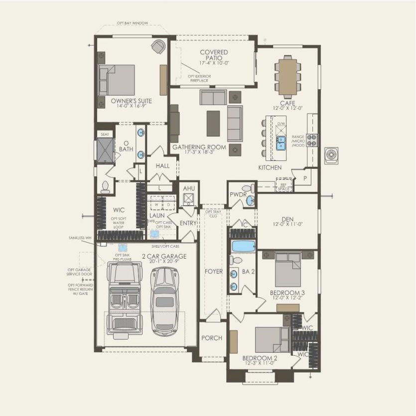 First Floor 3 br / 2.5 ba
