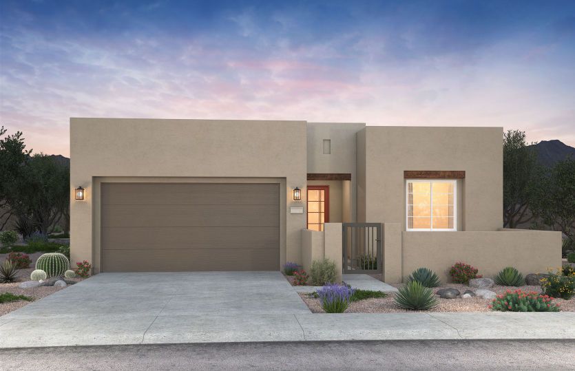 Single-story Gateway plan shown in Elevation C with a two-car garage.
